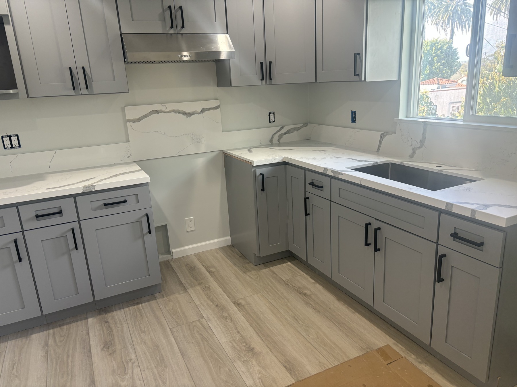 Kitchen counters and backsplash